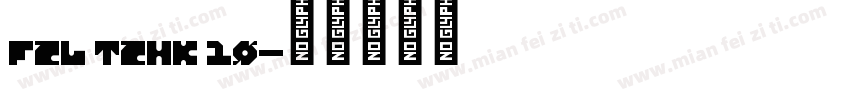 FZL TZHK 10字体转换
